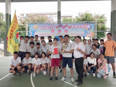 中市國中班際排球賽　四張犁國中奪冠